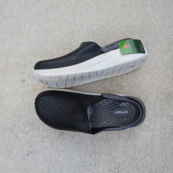 Unisex Classic Clogs Sandals with Back Strap Water Friendly Slipper(Red/Neon) - Picture 11 of 15